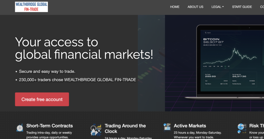 Wealthbridgeglobalfi.com: Bitcoin Trading Scam