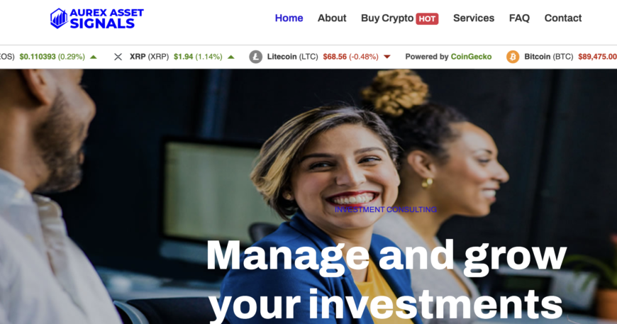 Aurexassetsignals.online Scam Overview