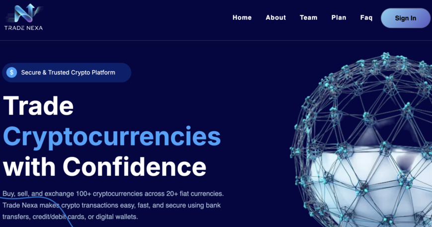 Tradenexa.world Review: A Crypto Trading Scam