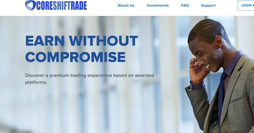 Coreshiftrading.com: Crypto Investment Scam