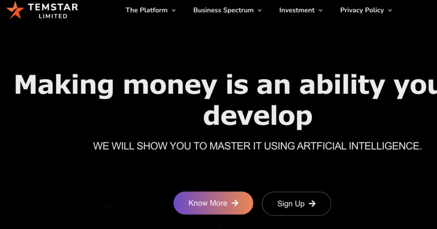Concise Scam Overview of TemStarLimited.com
