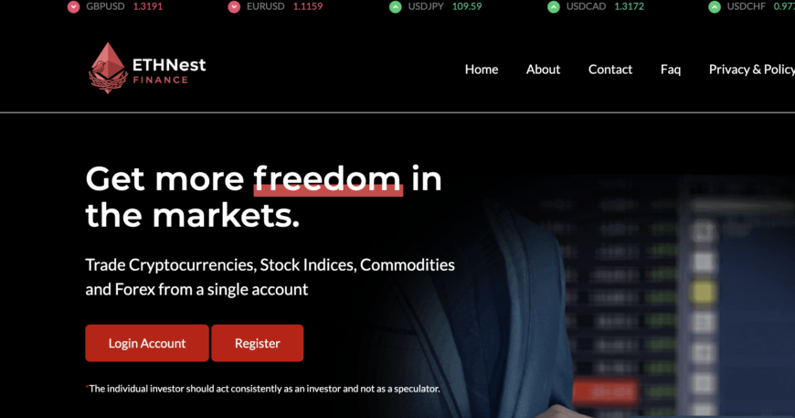 Ethnestfinance.com Detailed Scam Review