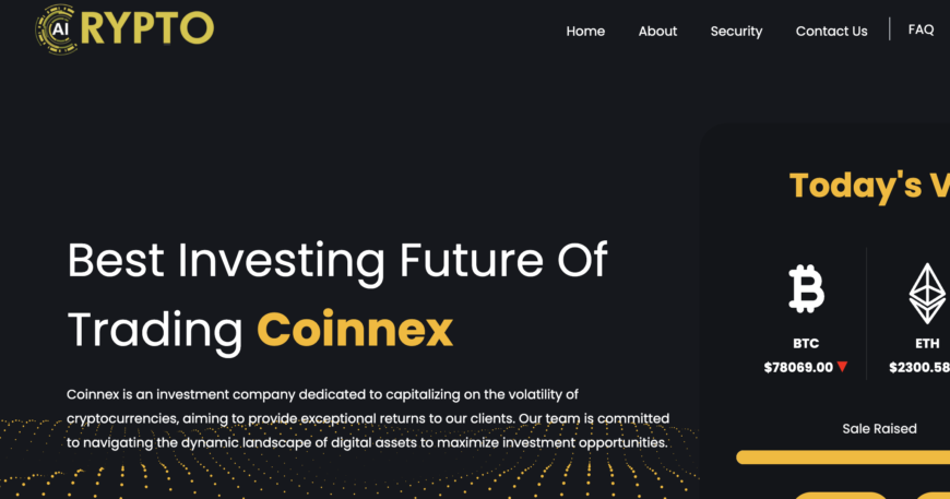 Coinnexs.com: Crypto Investment Scam