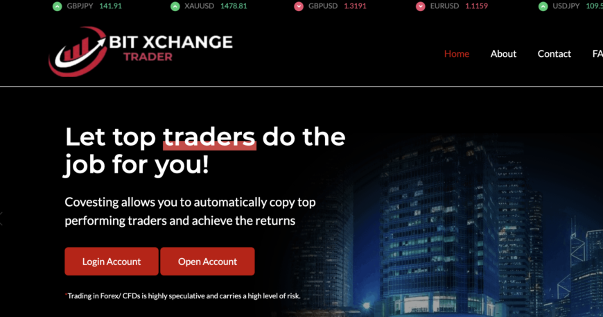 Bitxchangetrader.live: Scam Alert!!