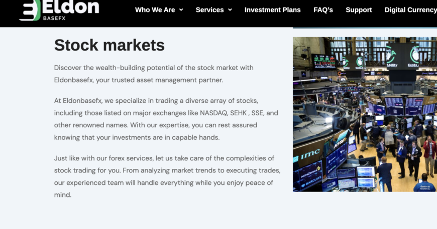 Eldonbasefx.com: Exposing A Fraudulent Investment Scheme