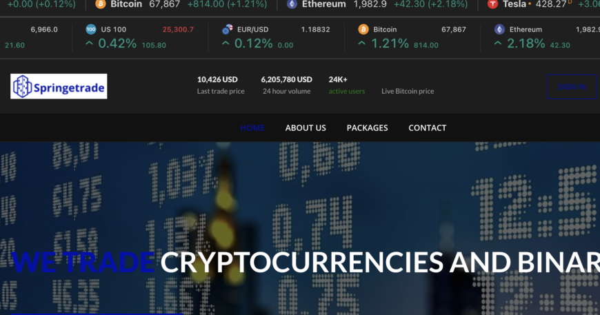 Springetrade.com Scam Exposed