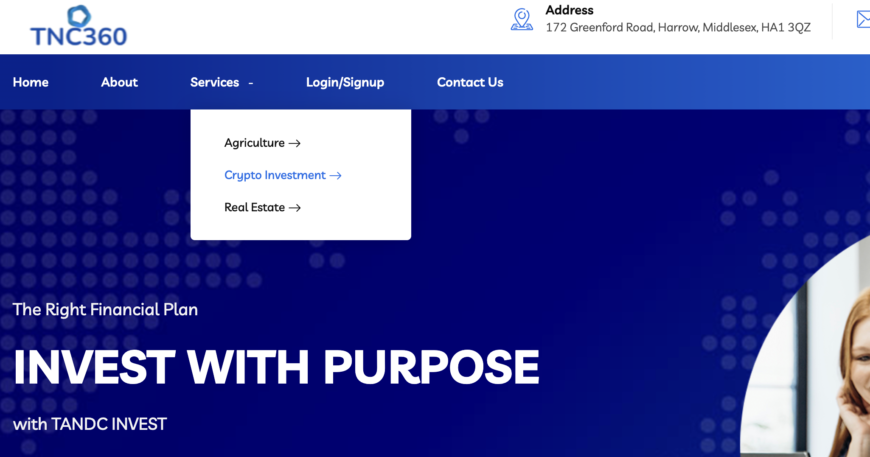 Tnc360.online: Crypto Investment Scam