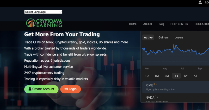 Cryptoavaearnings.com: Investment Scam Platform