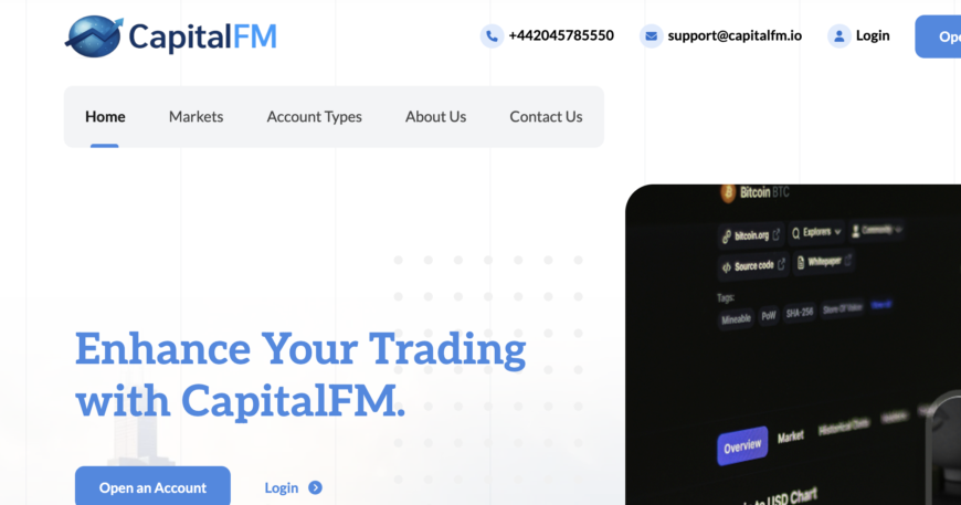 Capitalfm.cc Review: A New Wave of Crypto Scam