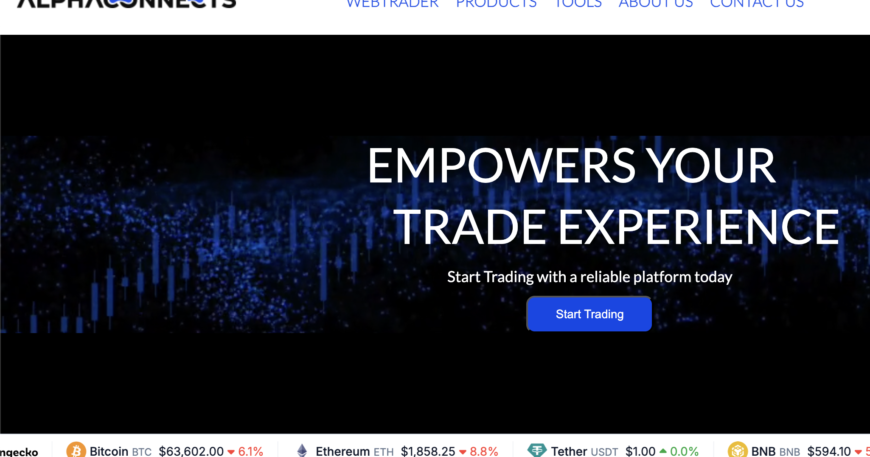 Alpha-connects.com: Crypto Trading Scam Exposed