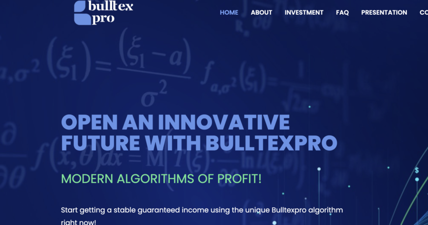 Exposing the Bulltexpro.com Scam