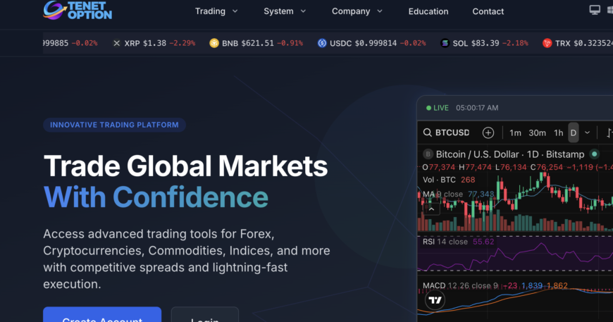 Tenetoption.com Review: Patterns Of A Classic Scam