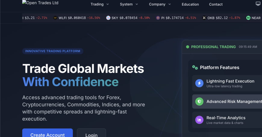 Opentrades.ltd Review: Crypto Scam Alert
