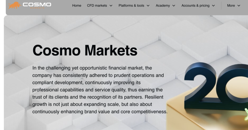 Cosmomarkets.com Review: Exposing A Scam Platform
