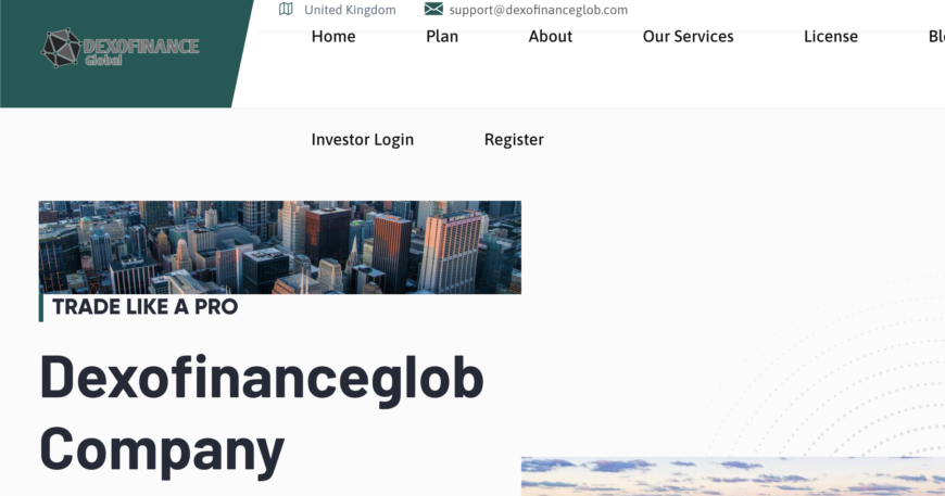 Dexofinanceglob.com Crypto Scam Exposed