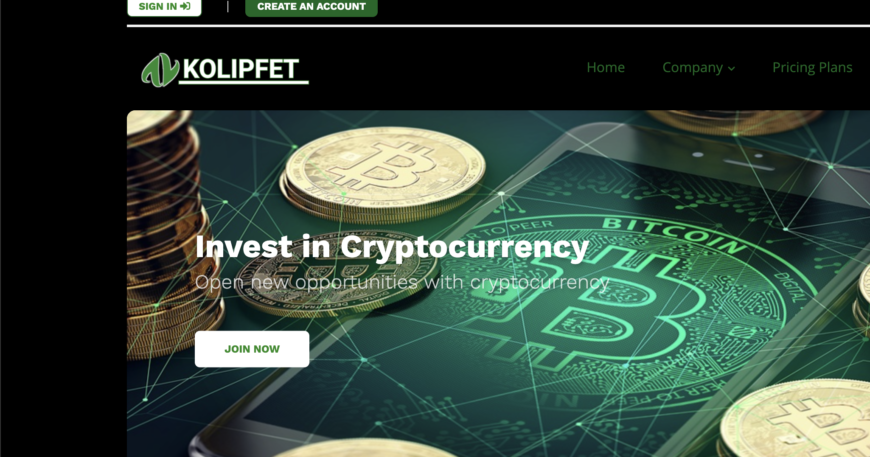 Kolipfet.com: Bitcoin Trading Scam