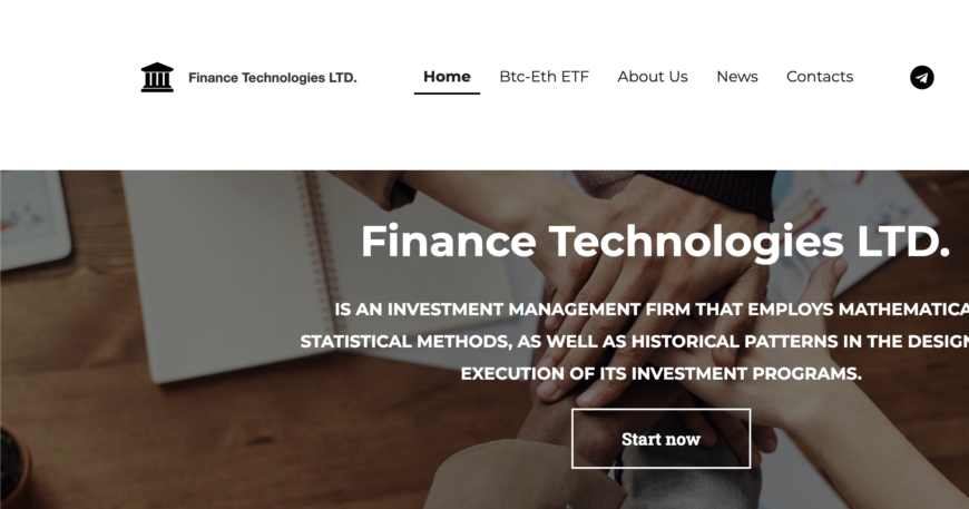 Financetechnologies.io: Investment Management Scam