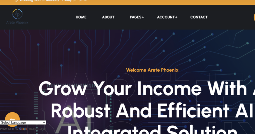 Aretephoenix.com Scam Review