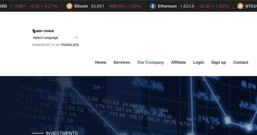 Bep-trade.ltd: Bitcoin Investment Scam