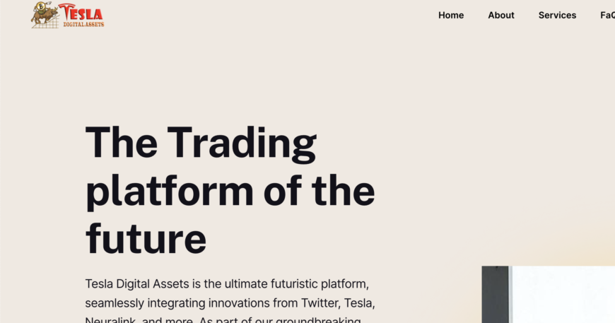 Tesladigitalassets.com: Beware of The Scam