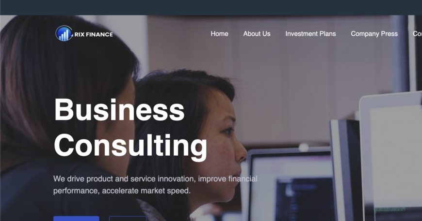 Rixfinance.com: Investment Consulting Scam